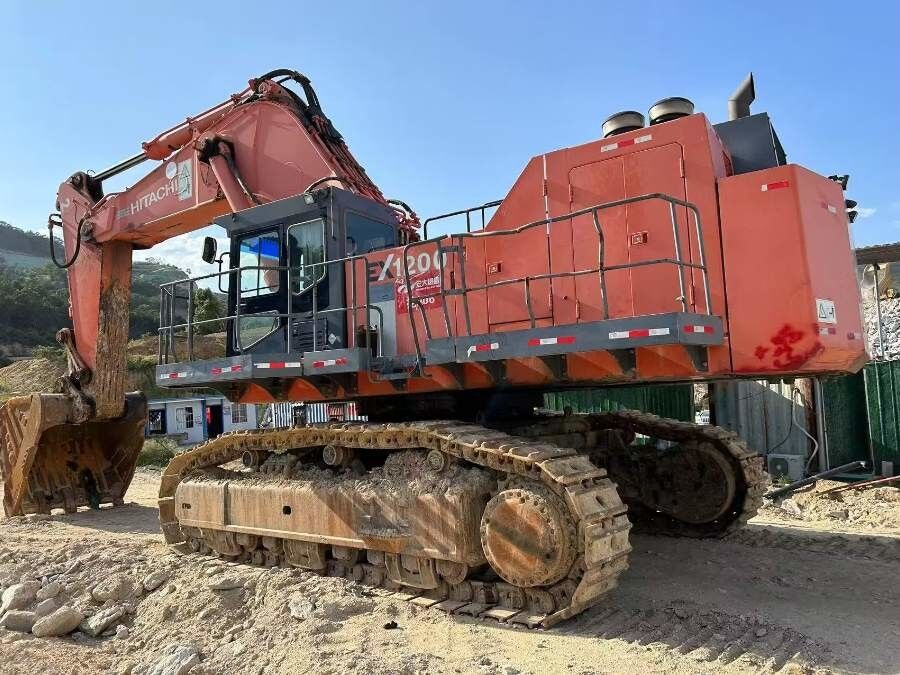 Japonya Kullanılmış Hitachi Kazı makinesi 120 ton ikinci el EX1200 Jindongyu Makine satılıyor