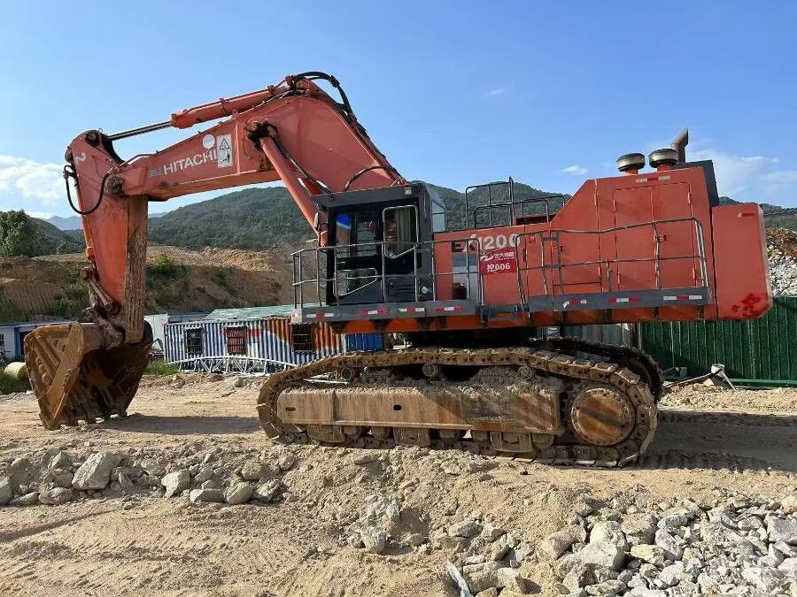 Japonya Kullanılmış Hitachi Kazı makinesi 120 ton ikinci el EX1200 Jindongyu Makine satılıyor