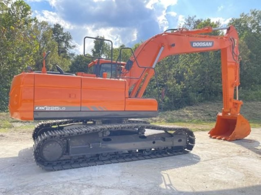Kore Kullanılmış Doosan kazıcı satılıyor İkinci el DX225LC Jindongyu Makineleri