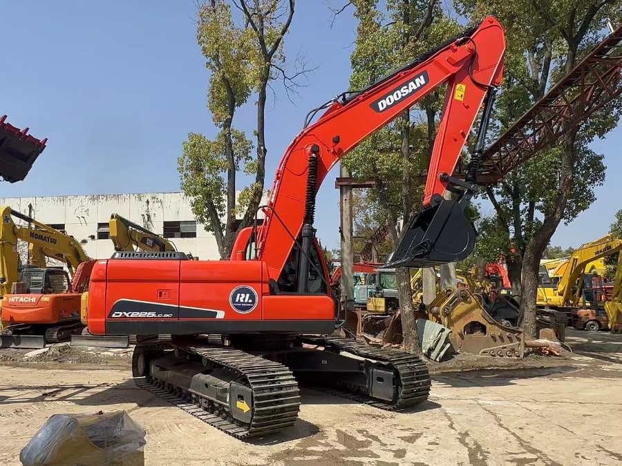 Kore Kullanılmış Doosan kazıcı satılıyor İkinci el DX225LC-9C Jindongyu Makine