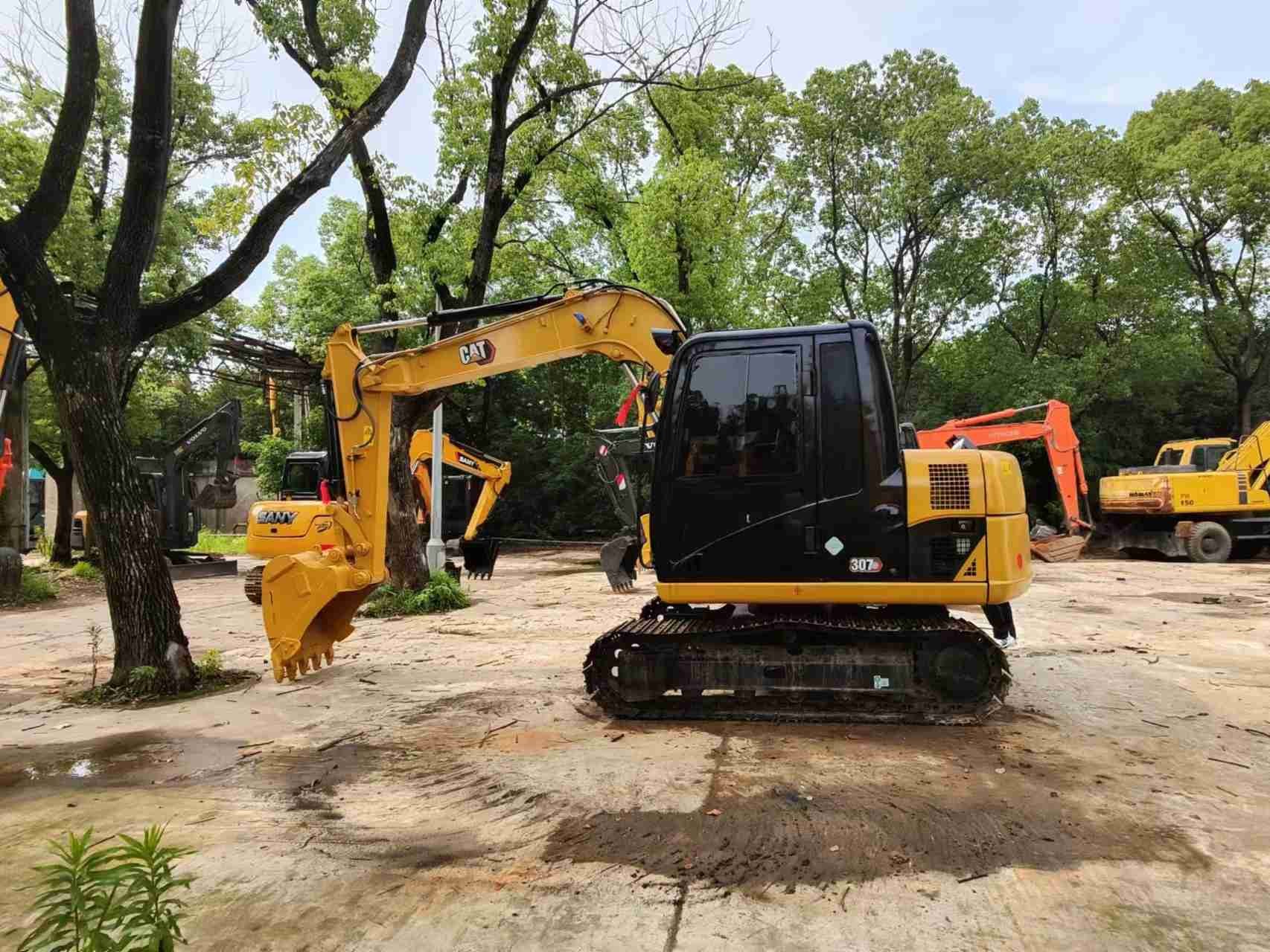 Japonya Satılık Kullanılmış CAT Kazı Makinesi İkinci El 307D Jindongyu Makineleri