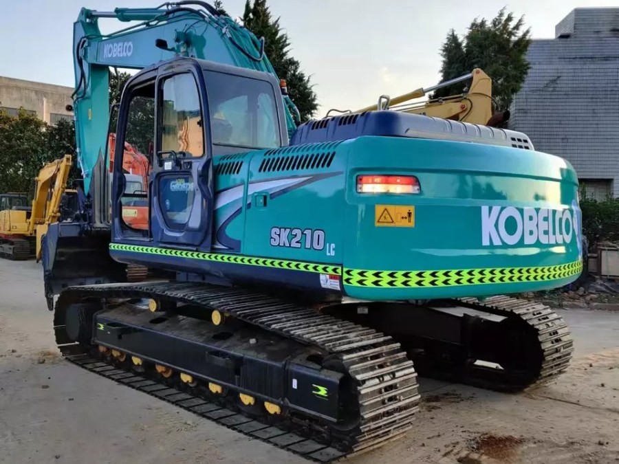Japonya Kullanılmış Kobelco kazıcı satılıyor İkinci el SK210 Jindongyu Makineleri